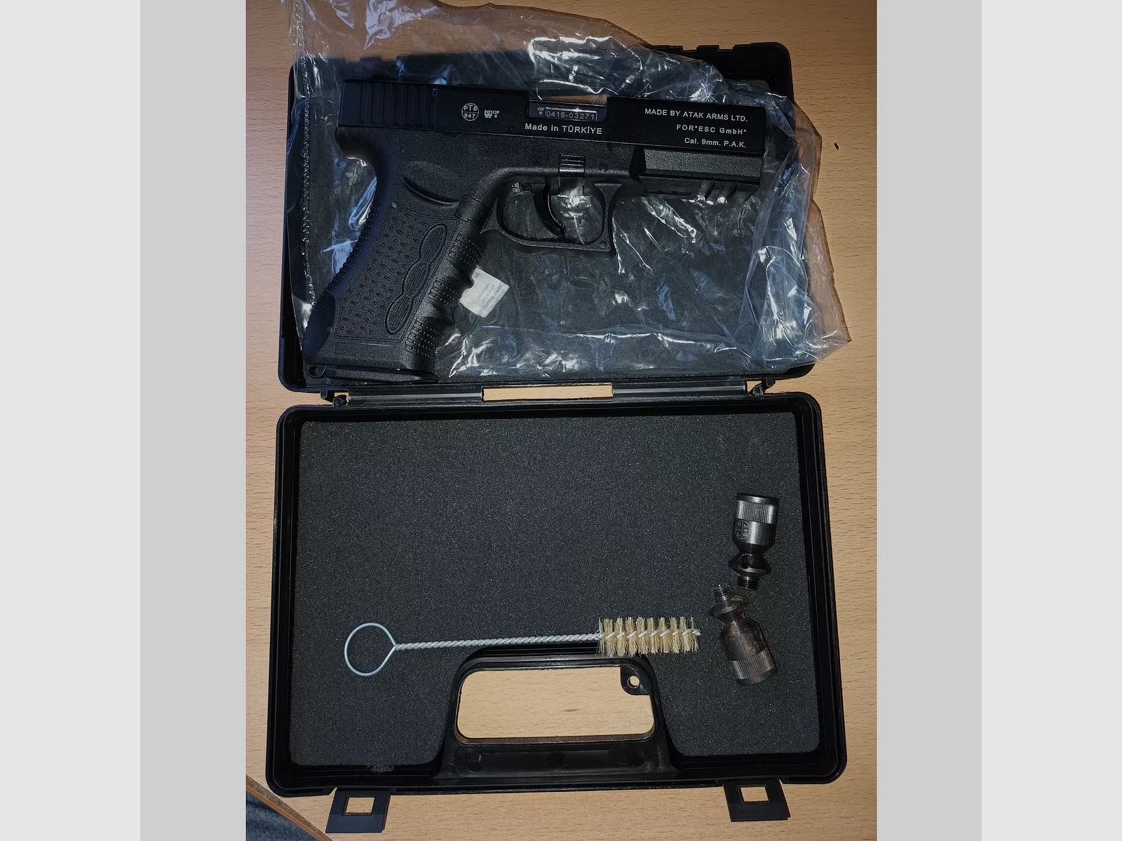 Zoraki Modell 917 brüniert - chrom, Kaliber 9 mm P.A. (P18) 