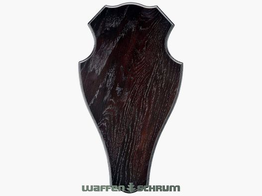 Eurohunt Geweihbrett 40x22cm Eiche - Dunkel - Rund