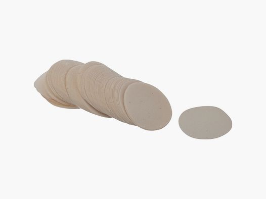 Davide Pedersoli Match Shot Plasters – 100 sztuk (Grubość 0,18 mm kal. .54 & .58)