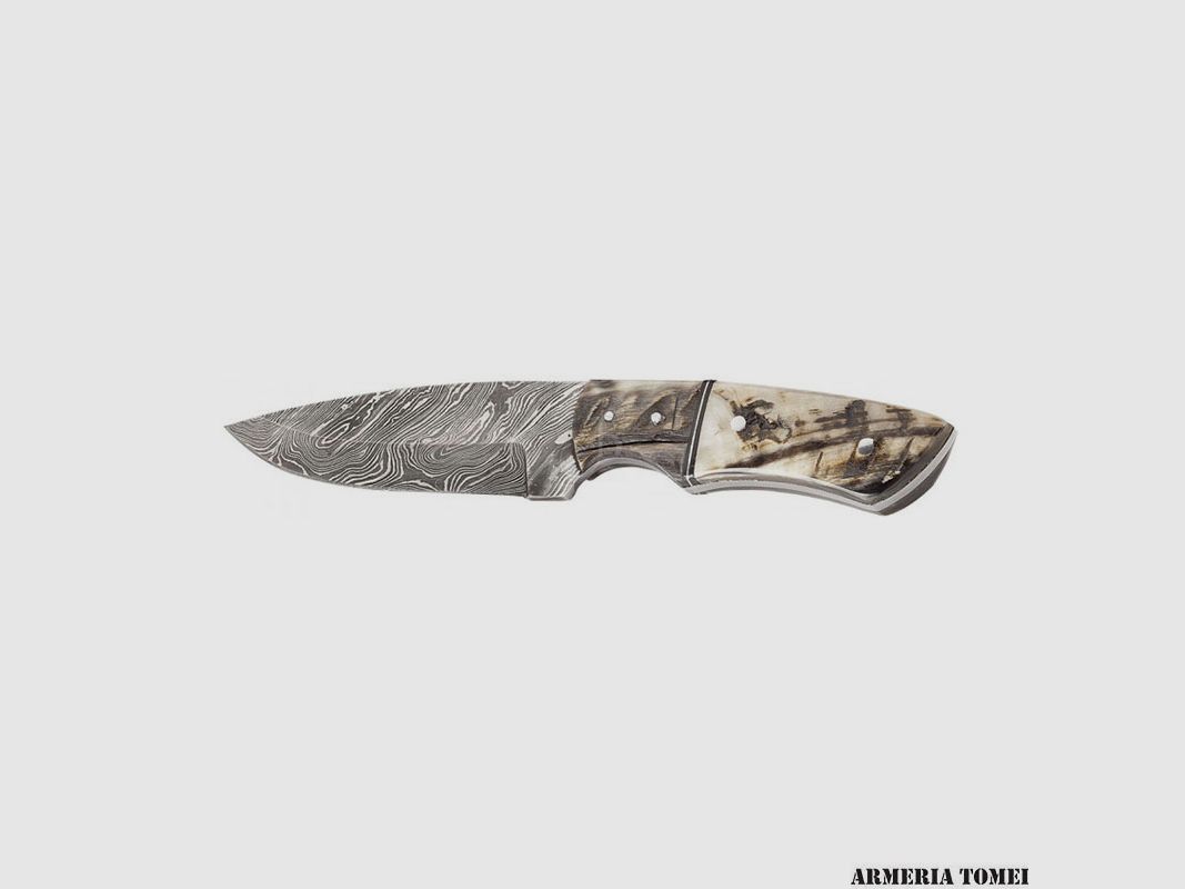 Messer – 39OUTDOOR Damastmesser Hunter – Horn