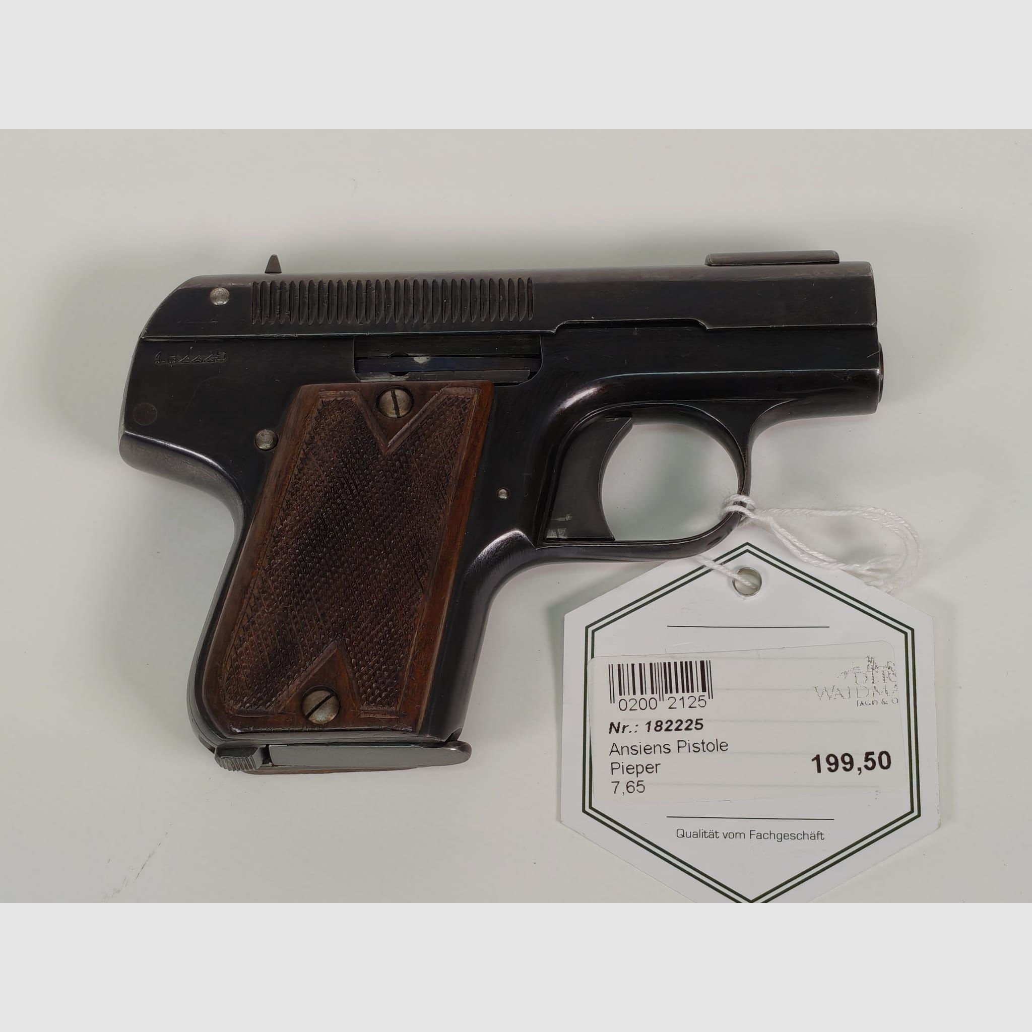 Ansiens Mod. Pieper 7,65mm Browning, immagine 2 di 4