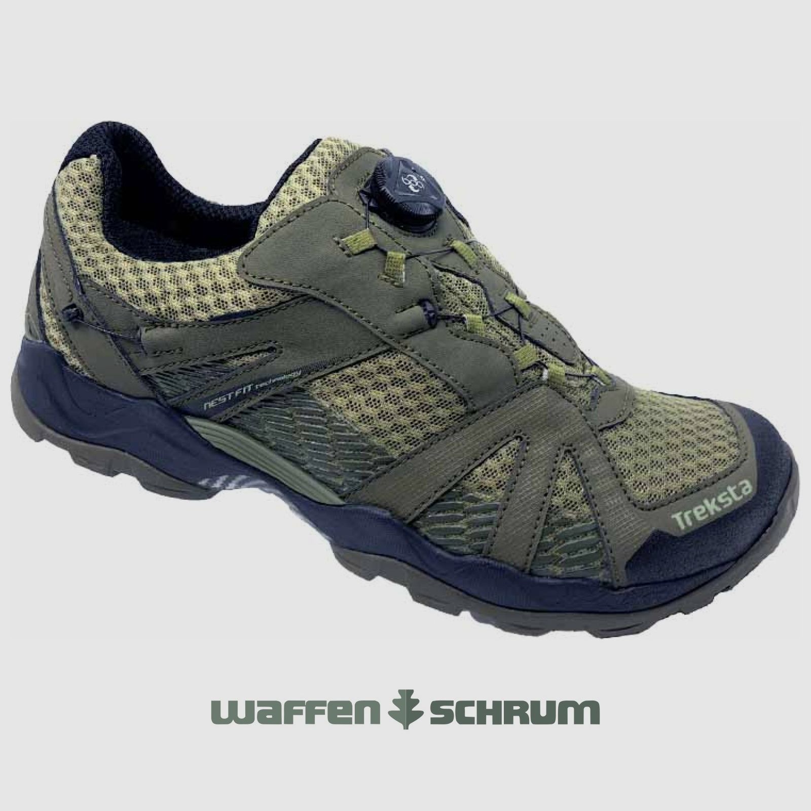 Treksta scarpa bassa Kobra Boa 145 HTX khaki/nero