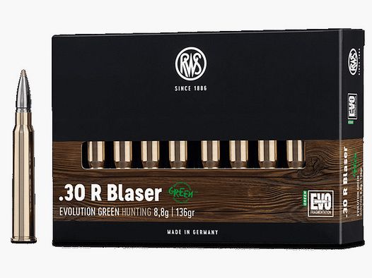 RWS Evo Green 8,8g - 136gr .30RBlaser