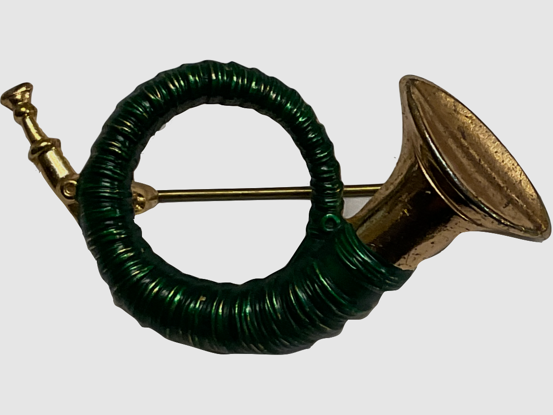 ARTIGIANO – GREEN HORN PIN, image 2 of 3