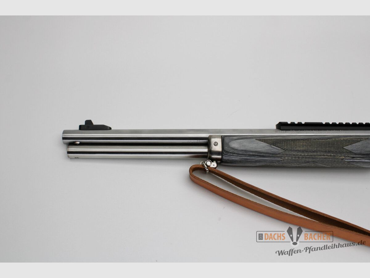 UHR Büchse Marlin 1895 SBL Kal. 45-70 GOV Stainless Lederriemen, Bild 4 von 8
