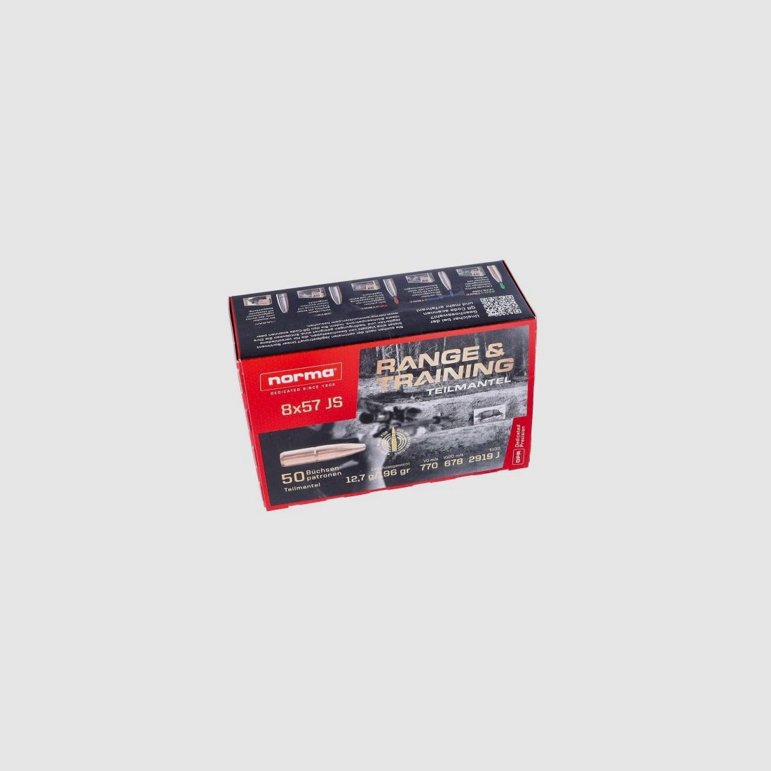 Norma Range & Training Kal. 8x57IS - 12,7g / 196gr