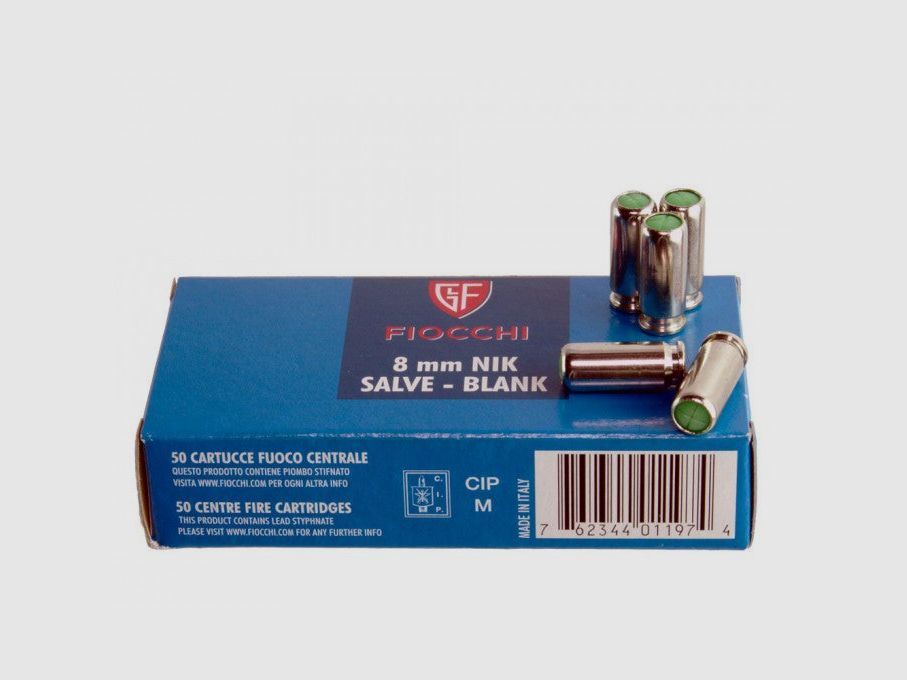 FIOCCHI Blank Cartridges 8MM NIK