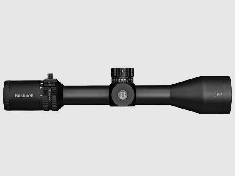 Bushnell R7 4-20x50 FFP MRAD Dot-Hash Hybrid Tree Verlicht