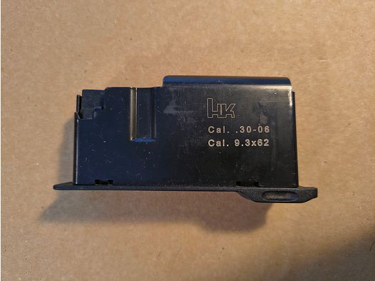 Heckler & Koch 2 cartuchos revista para HK SLB 2000 30-06 y 9,3x62Magazine