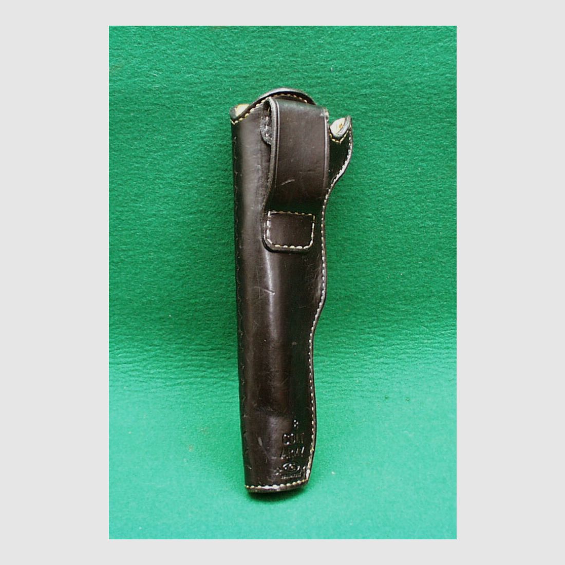 Holster in pelle su misura, nero, per revolver da 8"