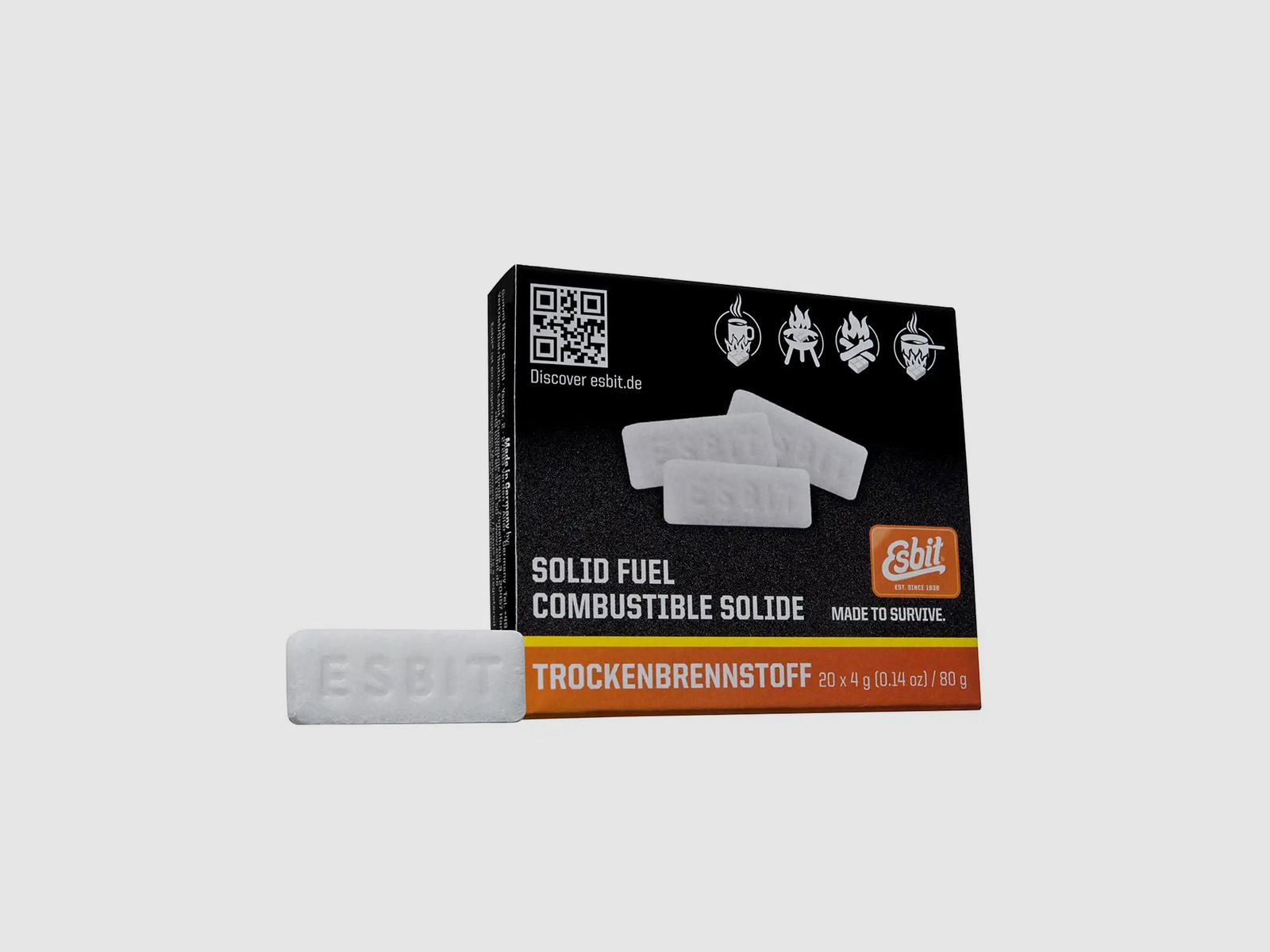 Esbit Esbit Dry Fuel Tablets 20 x 4 g