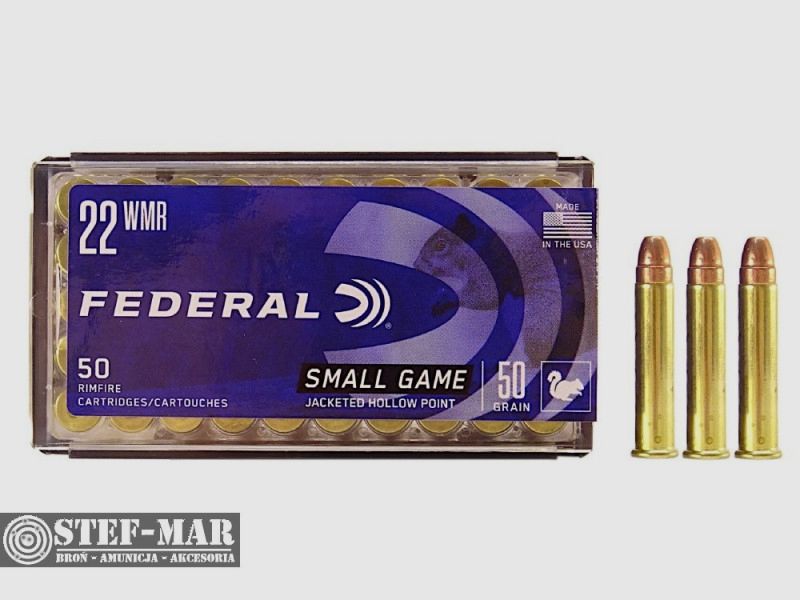 Amunicja Federal .22 WMR (50 szt.) [B5-6], zdjęcie 1 z 4