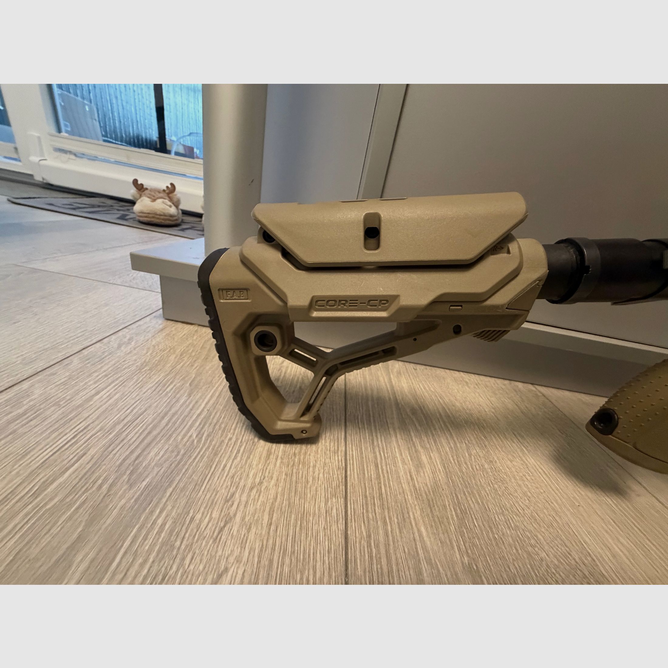 AEA HP-Max MK 1 Kal. .35 9mm F-luchtgeweer pompactie, RED-DOT en opvouwbare vergroting 1-5x (vergroter), tactisch, FAB-schaft, Donny FL, bipod tactisch