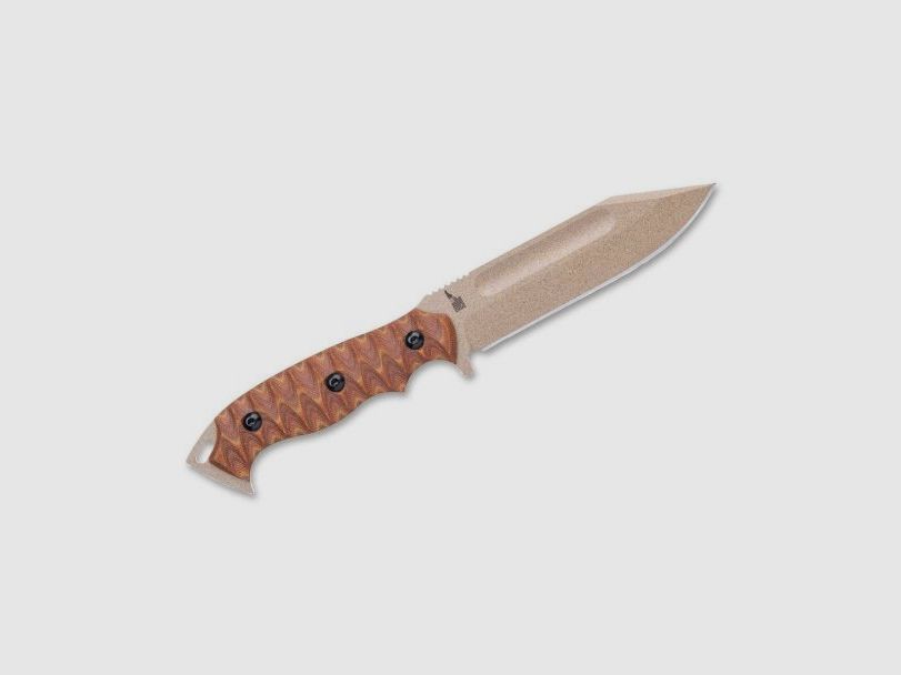 TOPS Knives M-PAT Tan Canvas Micarta Nóż taktyczny pilota do walki, zdjęcie 3 z 6