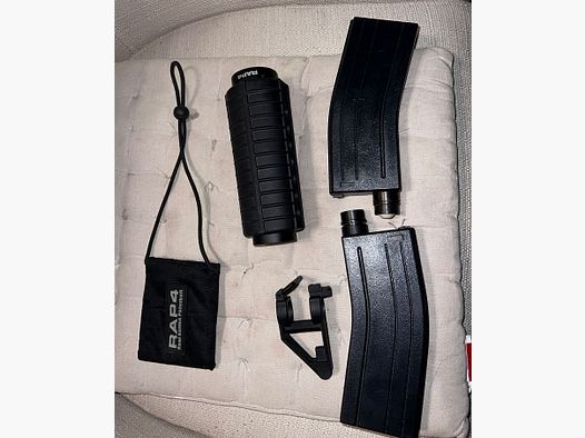 Rap4 t68 Zestaw części oryginalny m4 osłona rękojeści ar15 trójkątna muszka osłona lufy 2 magazynki kal .68