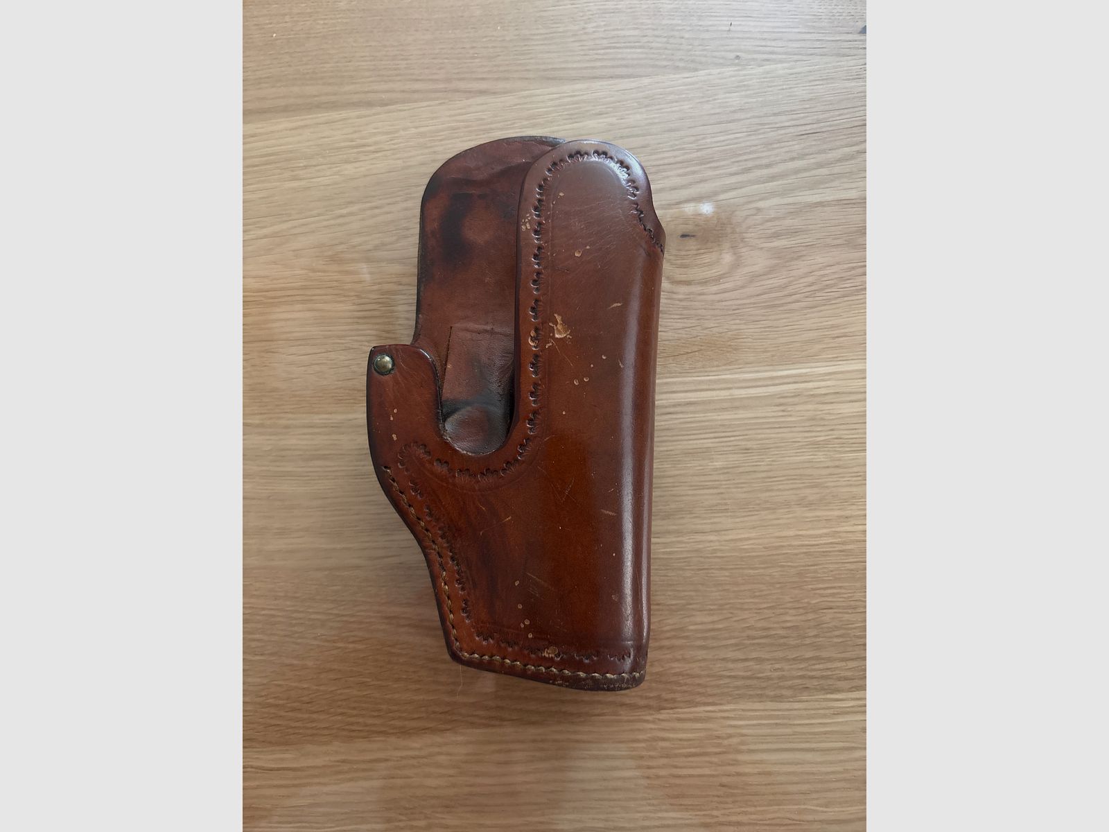 Verschillende holsters van leer