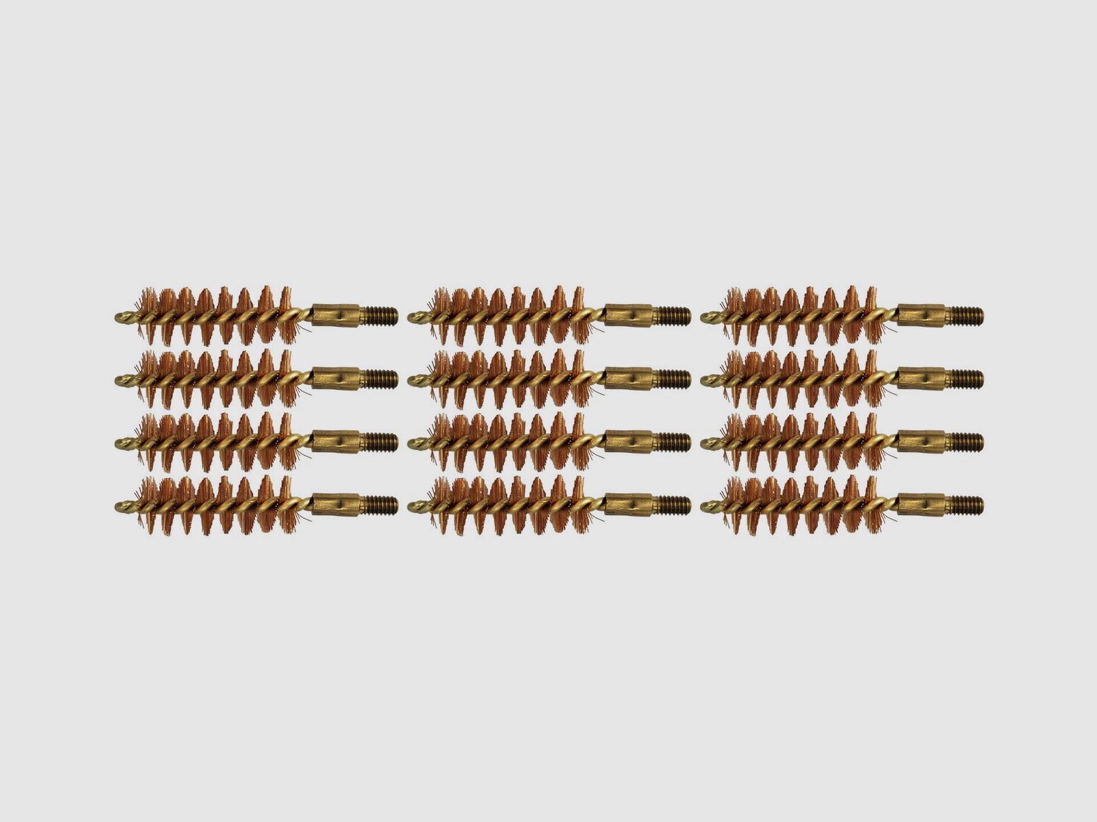 12 Laufbürsten Bronze .45/11,4mm Pistole/Revolver