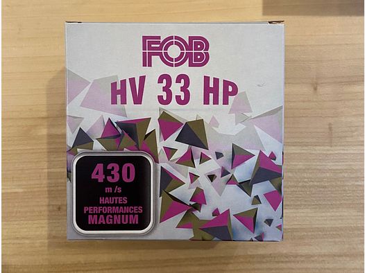 FOB HV33HP - 12/76 - 33g - Nr. 3 (3,5mm) y Nr. 4 (3,25mm) - sin plomo