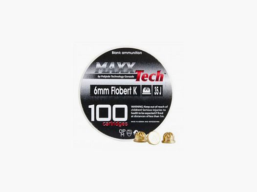SILENZIUM – MAXXTECH – 6mm Flobert K 35J (100Stück)