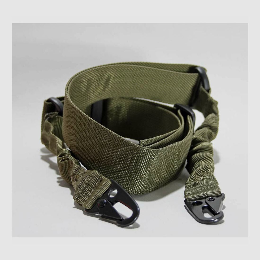 Mil Tec Storm TACTICAL Cinghia di trasporto con Bungee 2-Punti Oliva