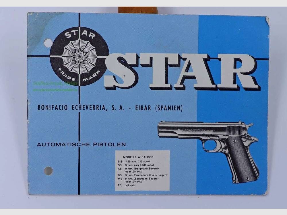 Star - España Manual de instrucciones, Mod. original SIS, SS, AS, BS, MS, PS