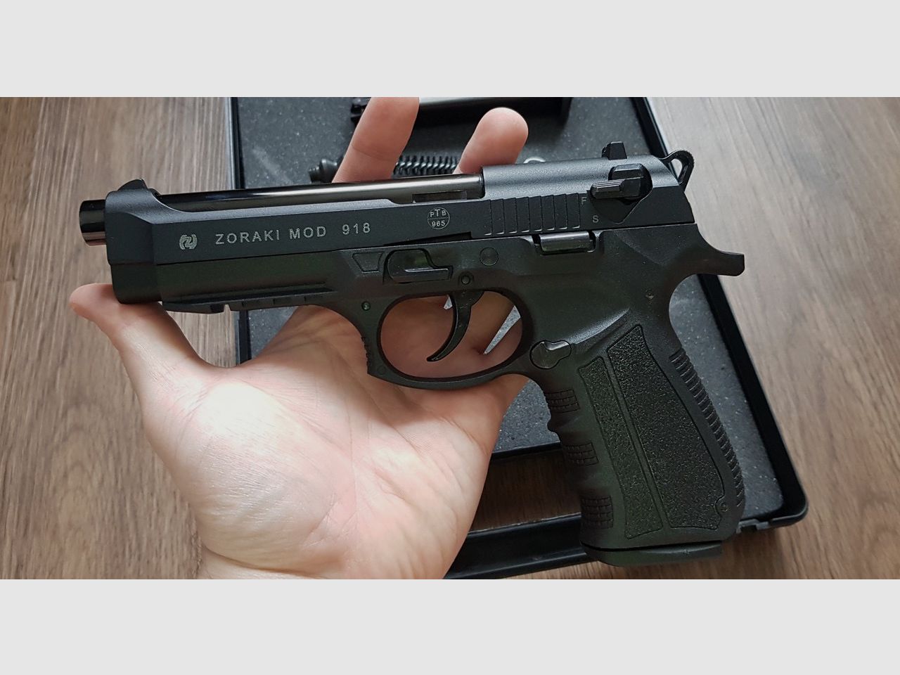 Zoraki 918 Schwarz  PTB 965