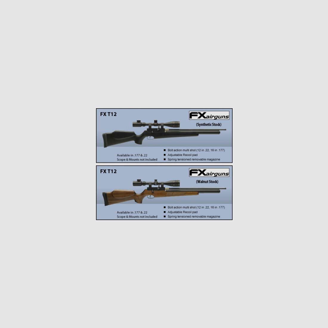 PCP-Gewehr FX T12 – Kaliber 4,5 und 5,5 mm, Bild 2 von 2