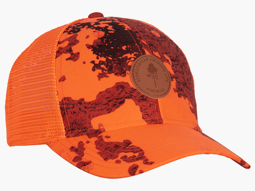 Pinewood Mesh Cap Hunter orange /moss green one size