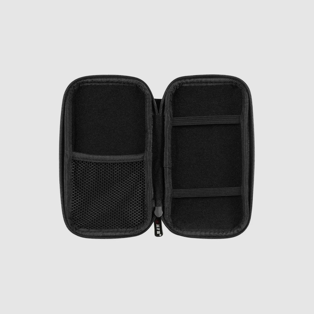 Hard shell bag, small, with Velcro loops, olive