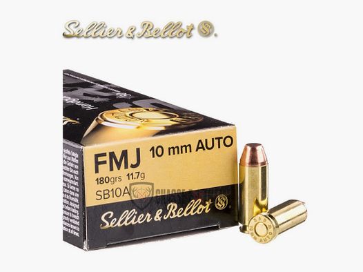 50 Patronen S&B Kal. 10mm Auto 180gr FMJ