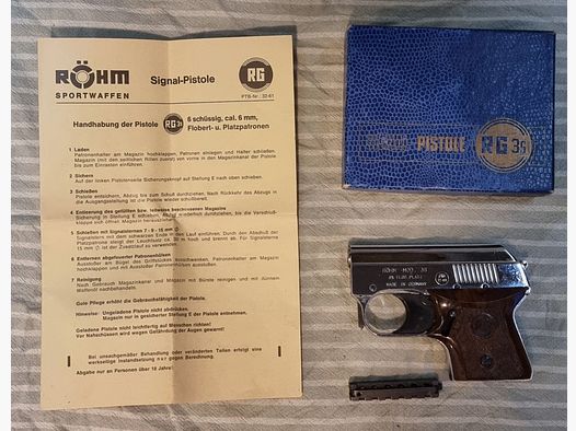 Röhm RG 3s in chroom incl. OVP