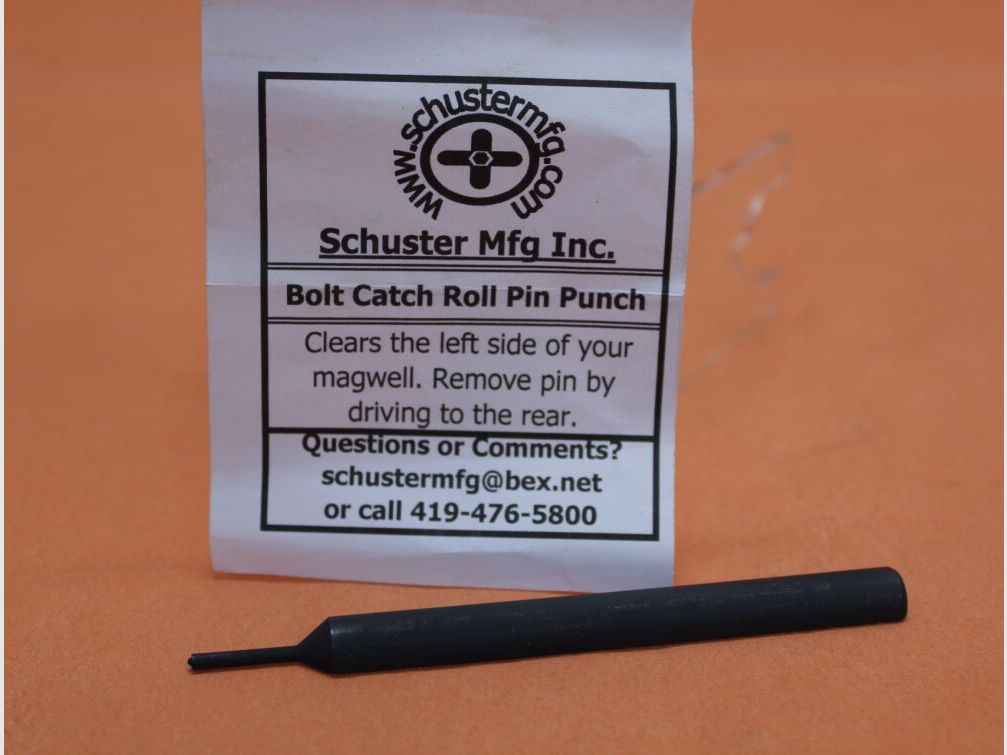 Schuster Mfg Inc AR-15: Bout Catch Punch Schuster/ Splinttreiber voor sluiting vang