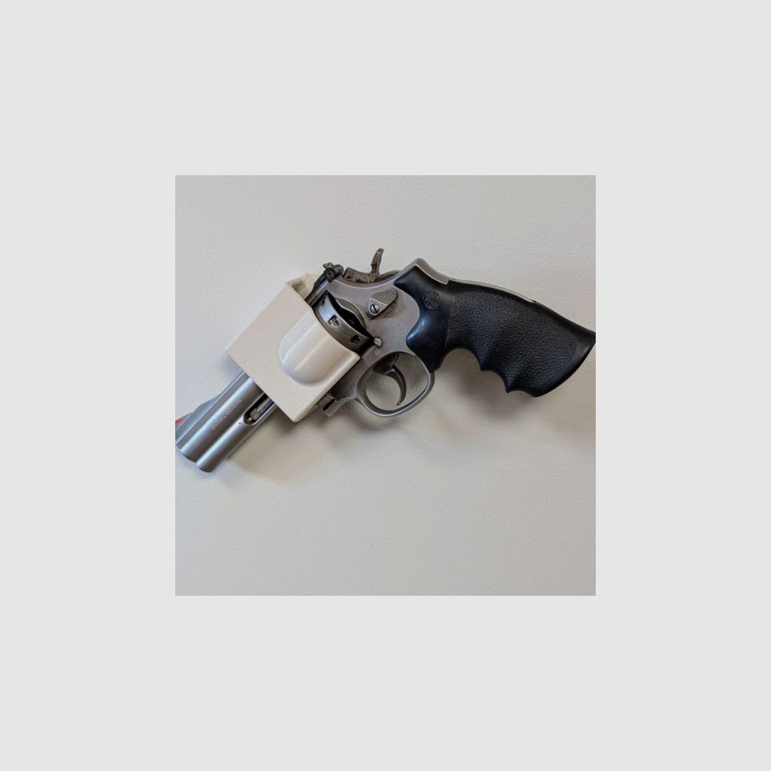 Magnetisches Blockholster für Revolver und baugleiche für Waffenschrank - Zubehör für den Waffenschrank