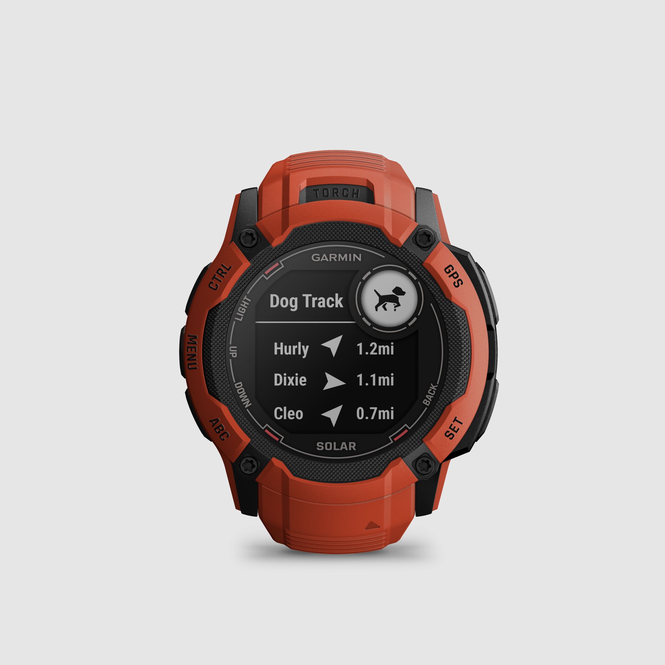 Garmin Instinct® 2X Solar, Czerwony