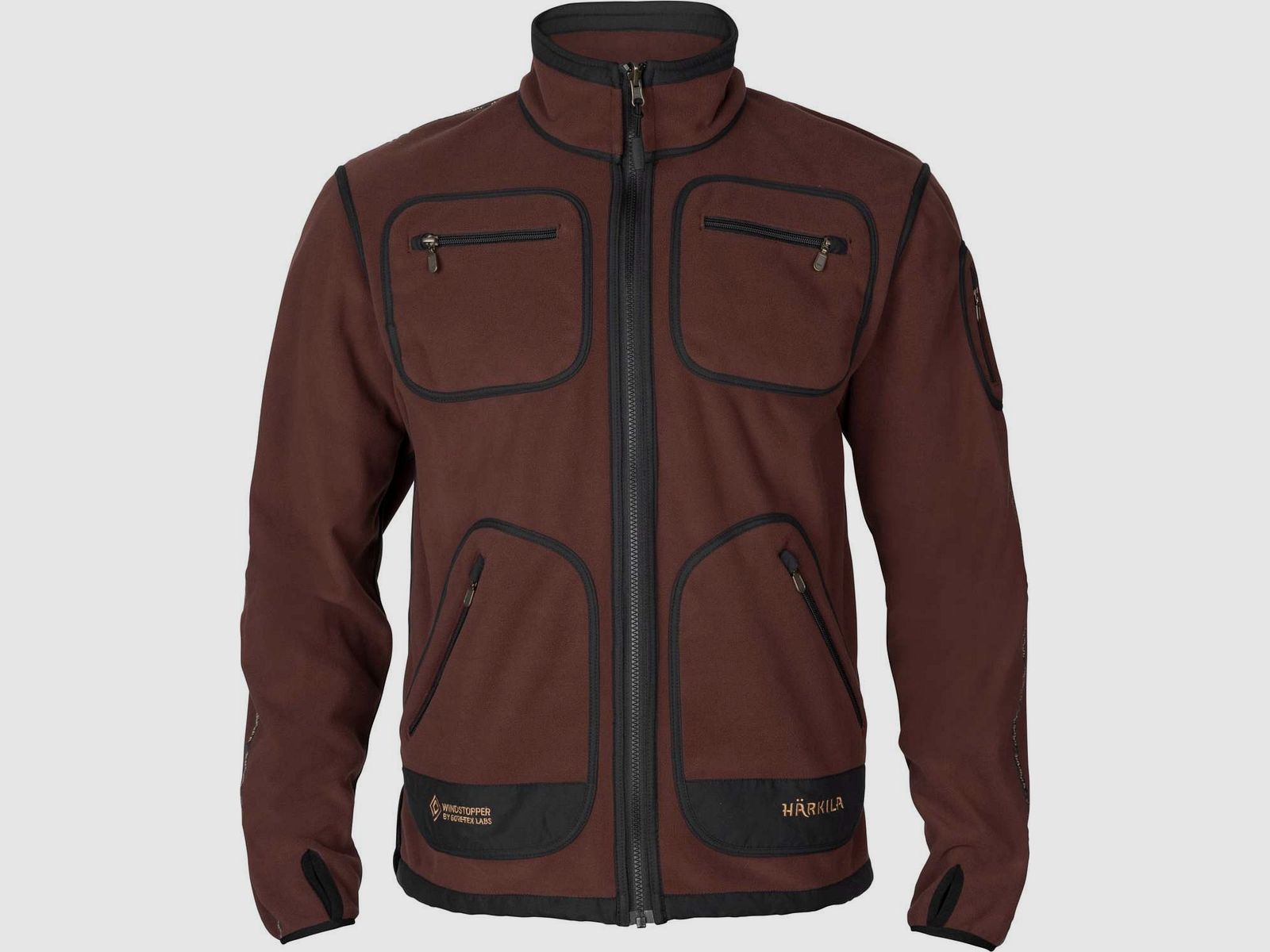 Veste en polaire Hrkila Kamko Rouge / Vert