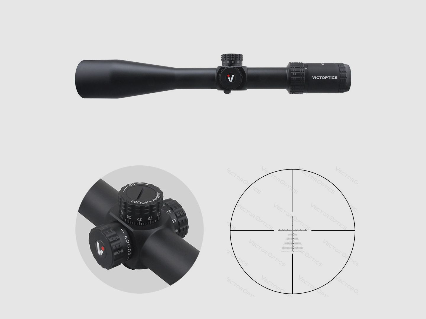 Victoptics OPFF-02 S4 6-24×50 FFP – 11mm Dovetail