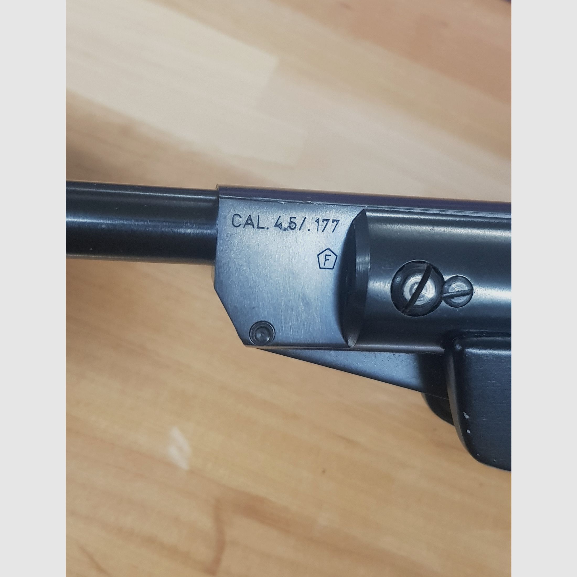 For collectors Diana air pistol model 5 G pistol cal. 4.5mm diabolo knicker