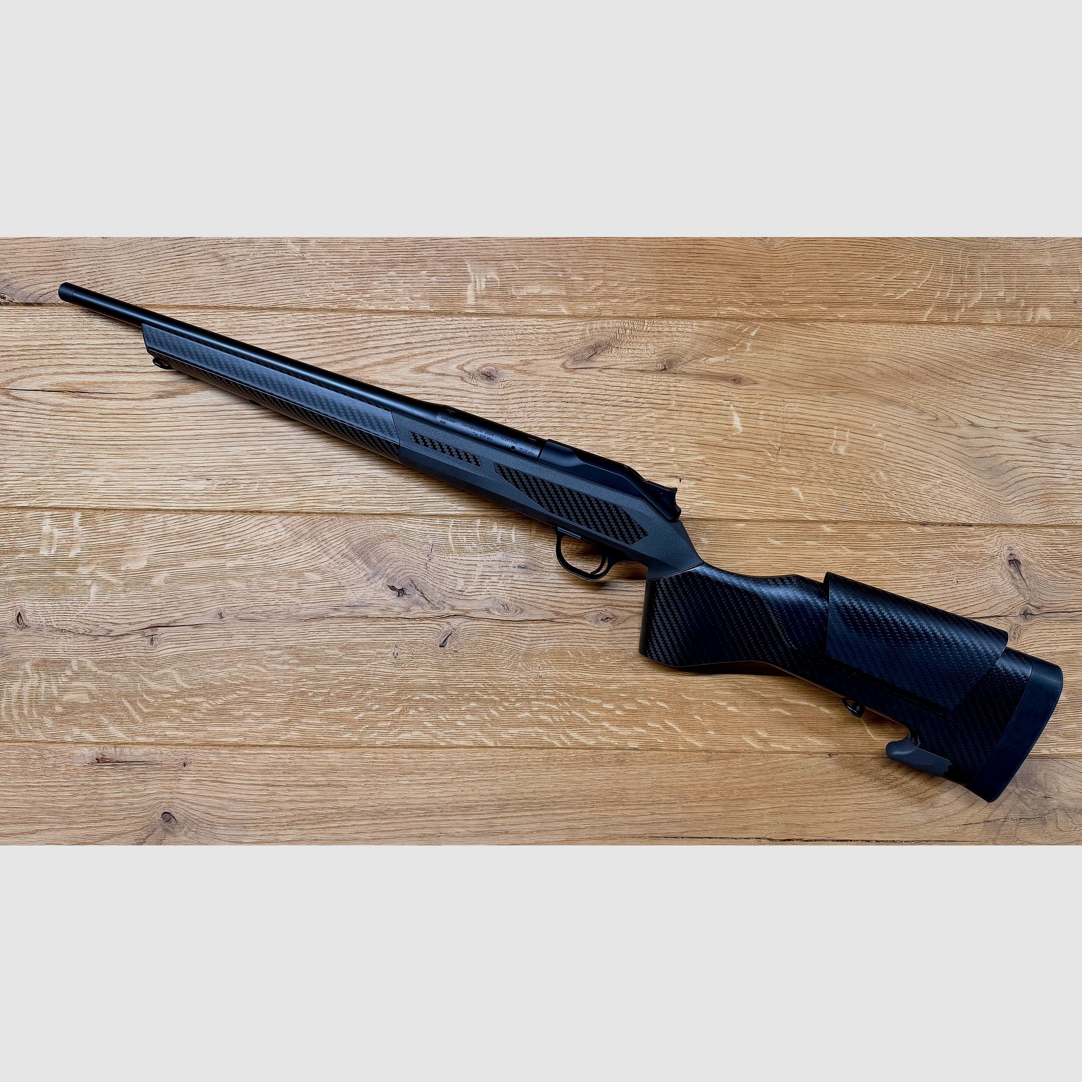 Blaser R8 mit FBT Carbonschaft Superergonomisch / .308 Win. / 47cm LL / M15x1 / TOP