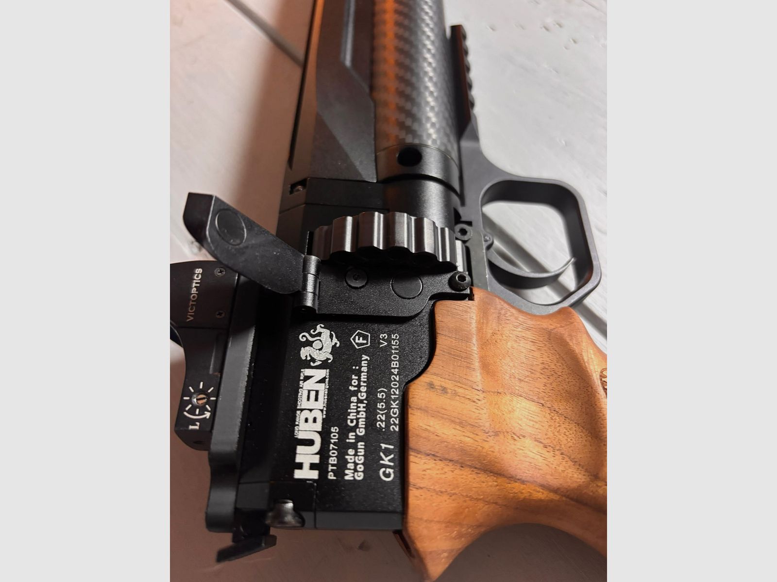 HUBEN GK 1 V3 en 5,5 mm o .22 Nuevo con súper accesorios PV 2400 €