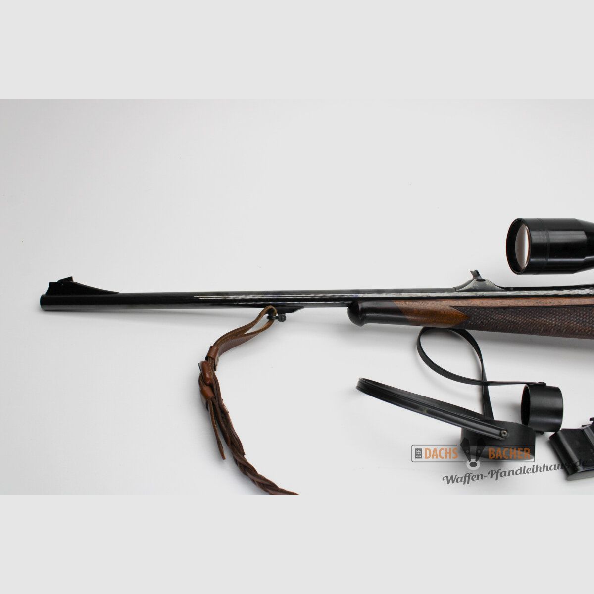 Bolt Action Rifle Steyr Mannlicher Luxury Cal. 7x64 with 3 Magazines and Zeiss Diavari ZA, image 4 of 8