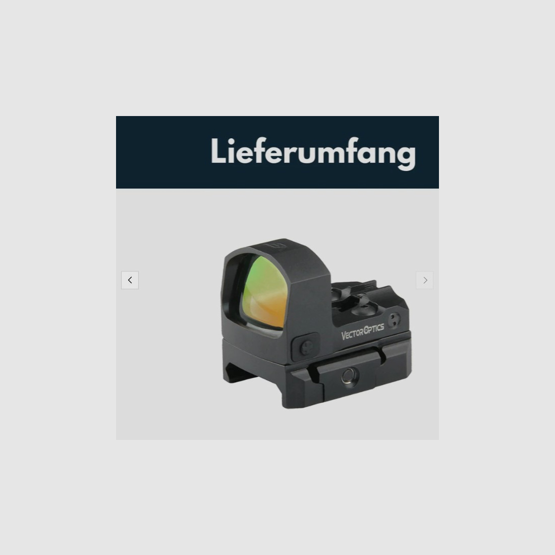 Vector Optics SCRD-M43 Frenzy-S 1x17x24 MOS Multi Reticle Leuchtpunktvisier
