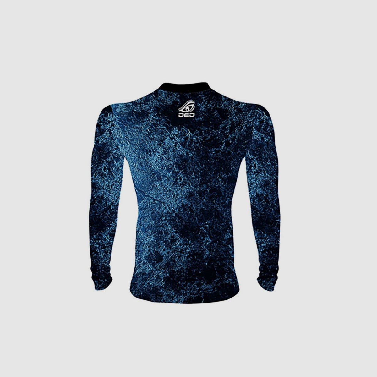 DED Competition T-Shirt a Manica Lunga Compressione - Blu, Colore: Blu, taglia: XXL, Tipo di abbigliamento: Donna, immagine 2 di 3
