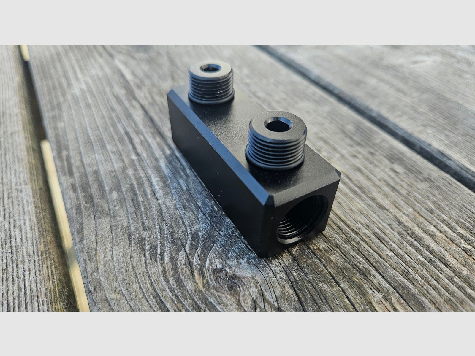AEA Scuba Ashinger & Alarmo x2 Dubbele vuladapter vulblok, afbeelding 3 van 7