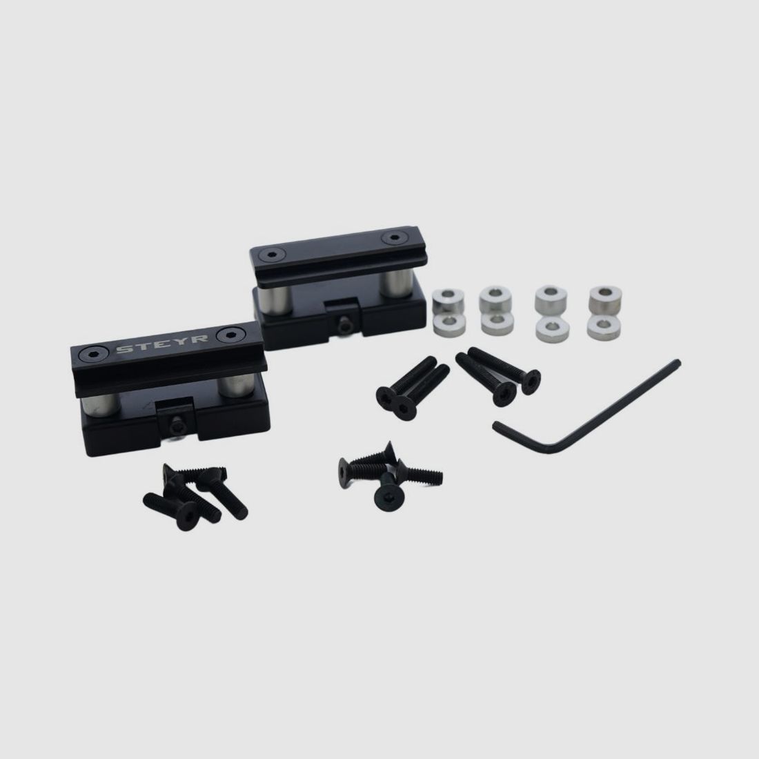 Visiererhöhungen 10,5mm für Steyr Pressluftgewehre LG88 / LG91 / LG100