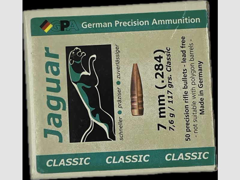 50 Jaguar Classic Geschosse 7mm 7,6g