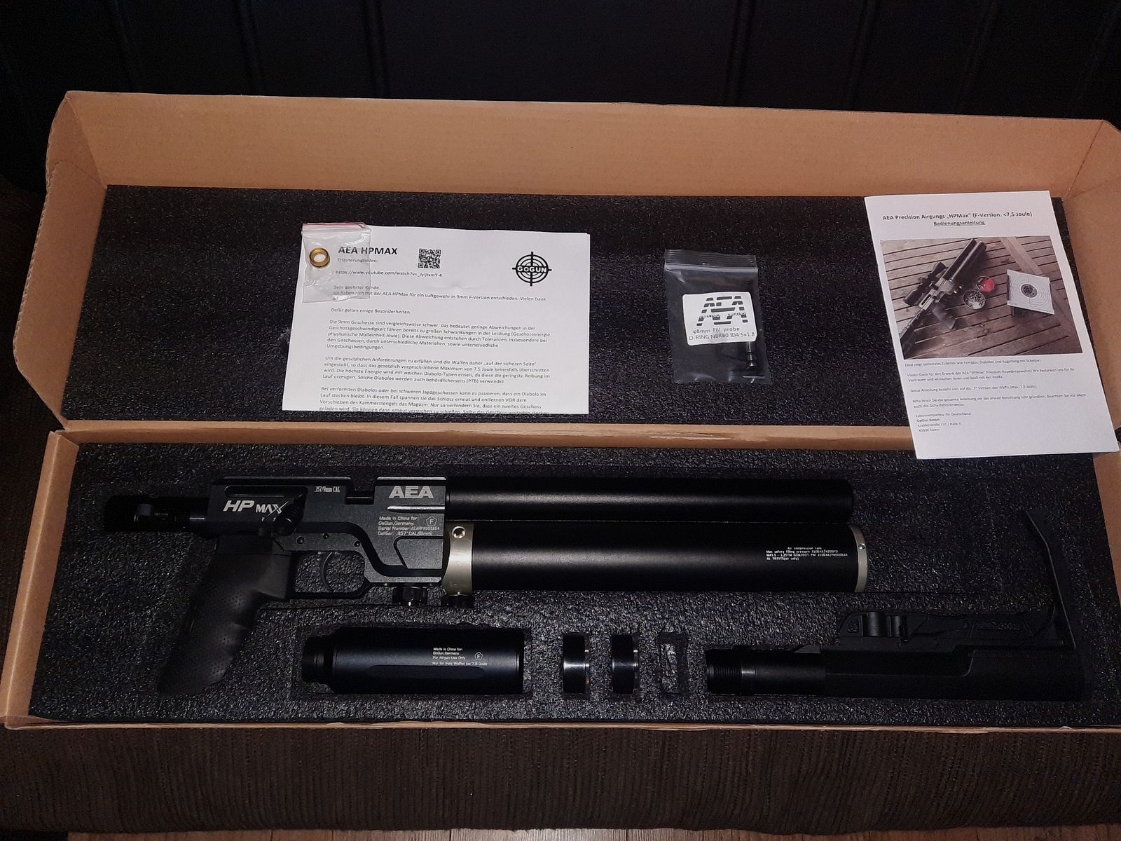 AEA HP Max MK1 + Schalldämpfer