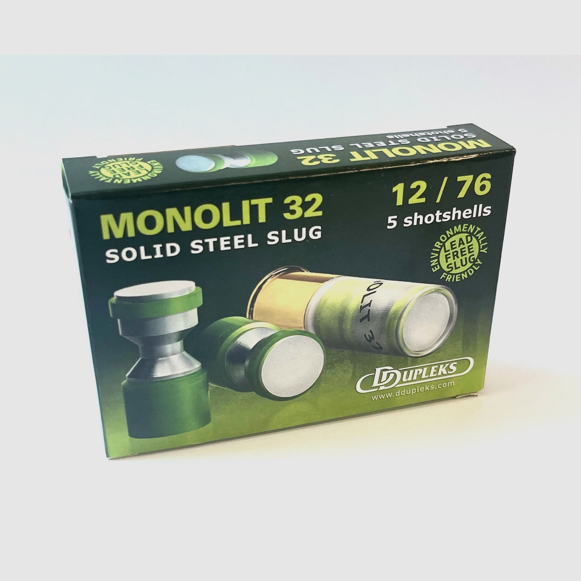 DDupleks 01-01224 Monolit 32 12/76 32g Flintenlaufgeschoss