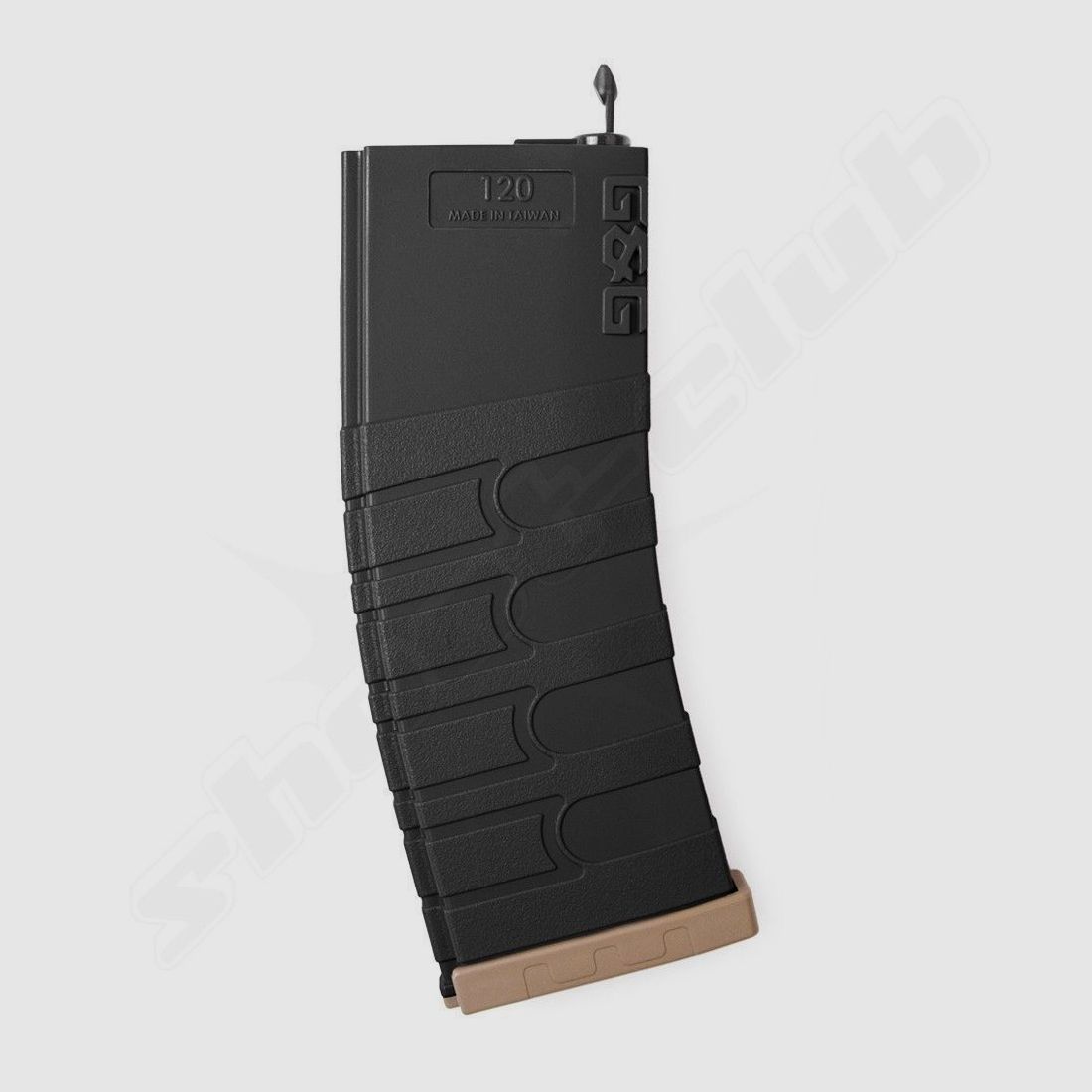 G&G Magazin für M4/M16/AR15 - MidCap 120 Schuss, Black/TAN