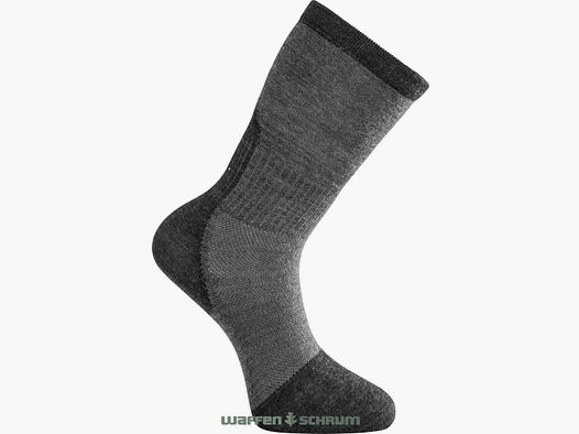 Woolpower Socke Skilled Liner Dunkelgrau-Grau