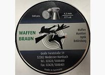 Waffen Braun Sport glad .177 4,50mm 0,53G 500 stuks
